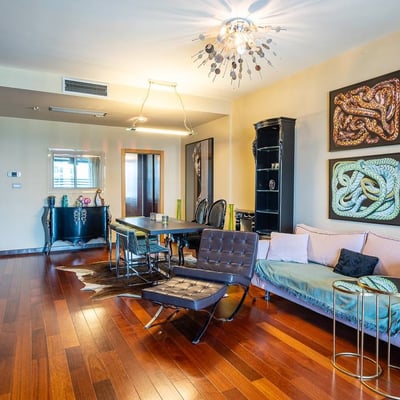 Rental of a stylish 2-room apartment, 90 m², New Belgrade area, Savograd Residence, Serbia